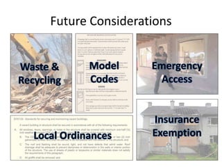 Future Considerations
 