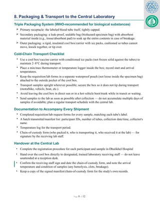 Comprehensive Guide to HbA1c Blood Sample Collection, Handling, and ...