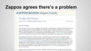 Zappos agrees there’s a problem
 