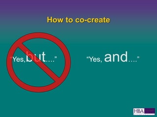 How to co-createYes,but.Yes, Ի塭.