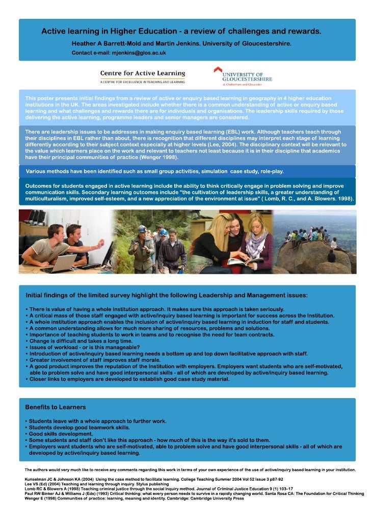 Active Learning In Higher Education A Review Of Challenges And Rewar 