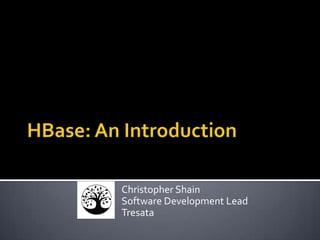 Christopher Shain
Software Development Lead
Tresata
 