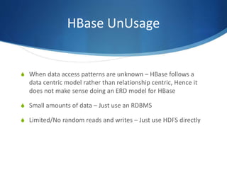 Apache HBase - Introduction & Use Cases | PPTX