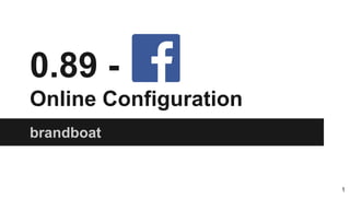 0.89 -
Online Configuration
brandboat
1
 