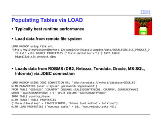 Big Data: Big SQL and HBase | PDF