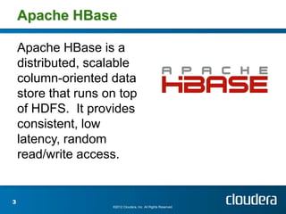 Hadoop Summit 2012 | HBase Consistency and Performance Improvements | PPTX