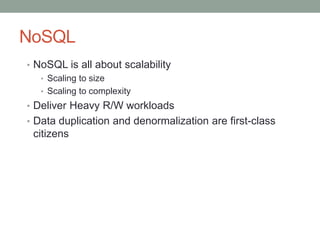 NoSQL & HBase overview | PPT