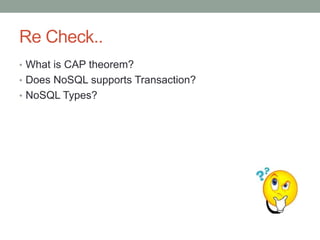 NoSQL & HBase overview | PPTX