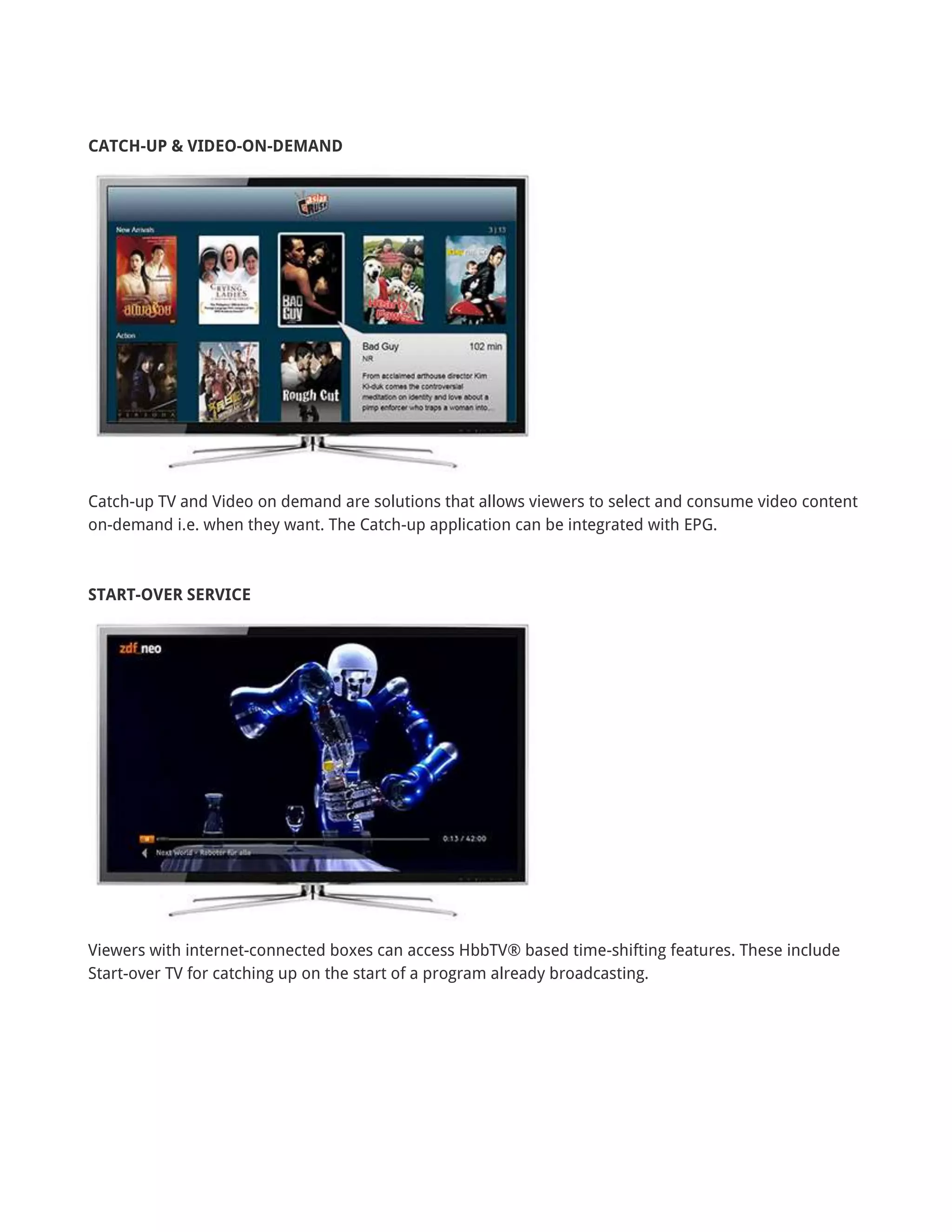 HbbTV - Hybrid Broadcast Broadband TV introduction | PDF