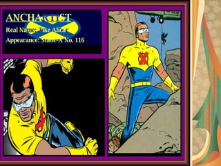 ANCHA RTI ST Real   Na m e:  T ike Alica r Appearance: Static-X No. 116 