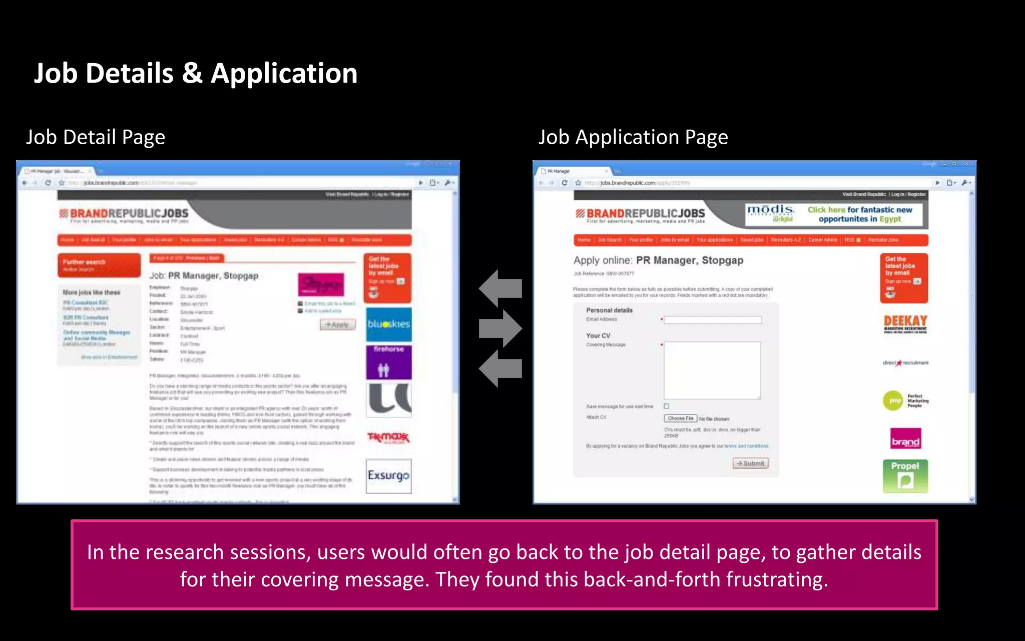 After redesignWe made some simple changes to the wording and layout to make it clearer  for “speed reading”