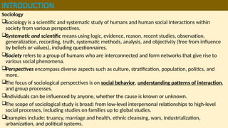 Introduction to sociology and philosophy education in malaysia | PPTX