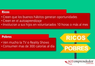 Hábitos de la gente rica