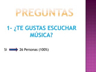 Si   26 Personas (100%)
 