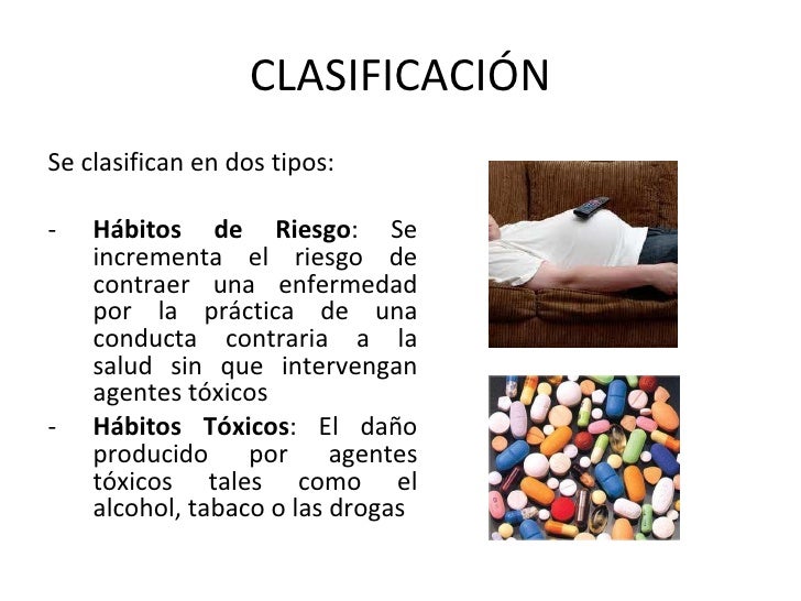 Hábitos nocivos para la salud