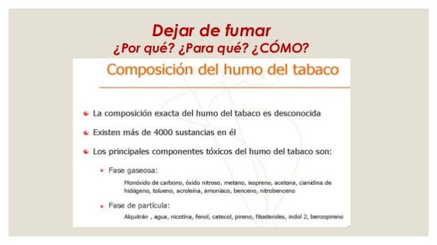 Ha dejado fuma crece el vientre