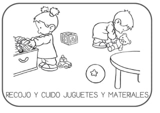 RECOJO Y CUIDO JUGUETES Y MATERIALES
 