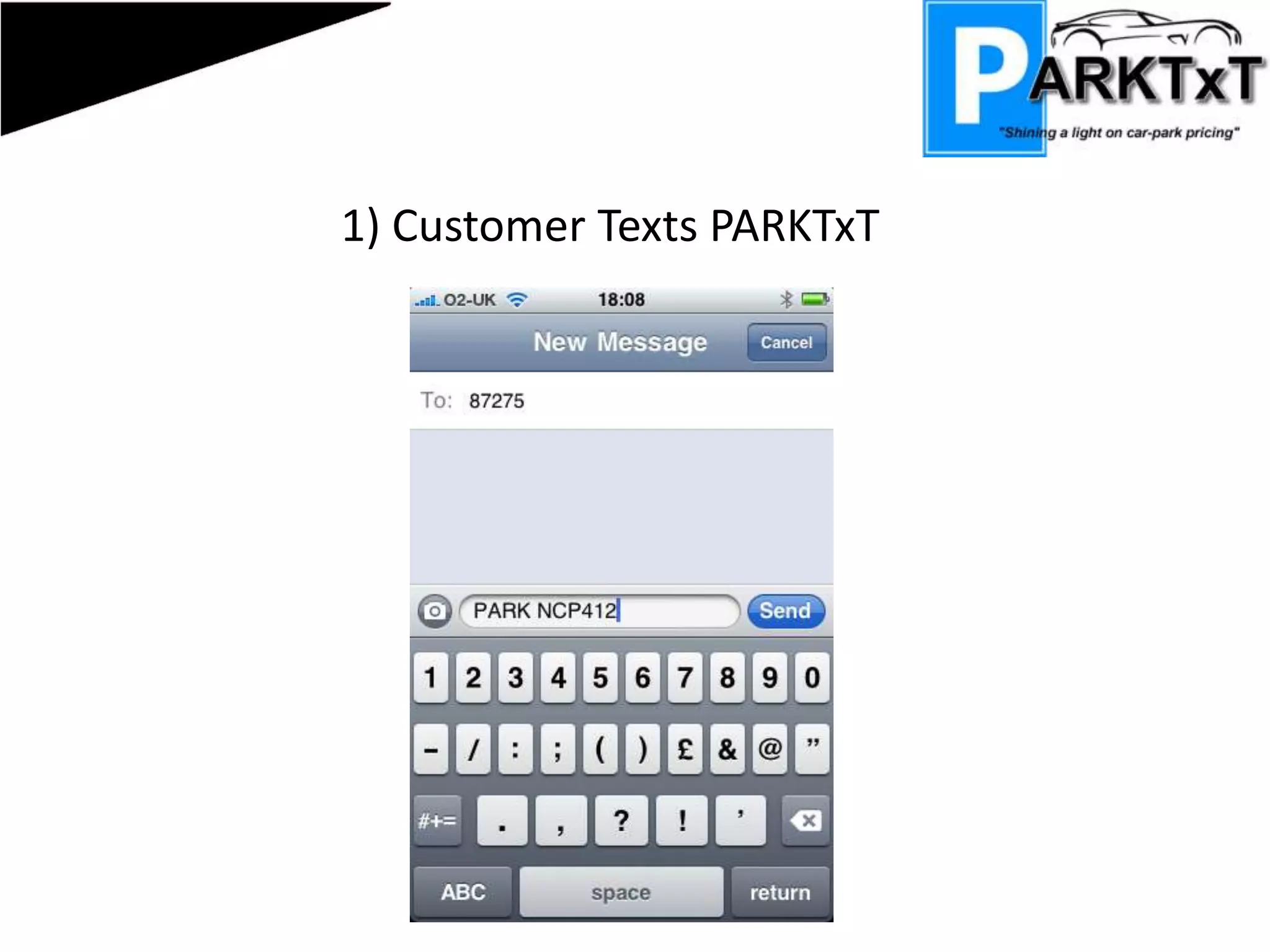 1) Customer Texts PARKTxT