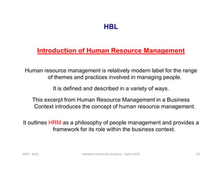 Habib Bank (Hbl). | PDF