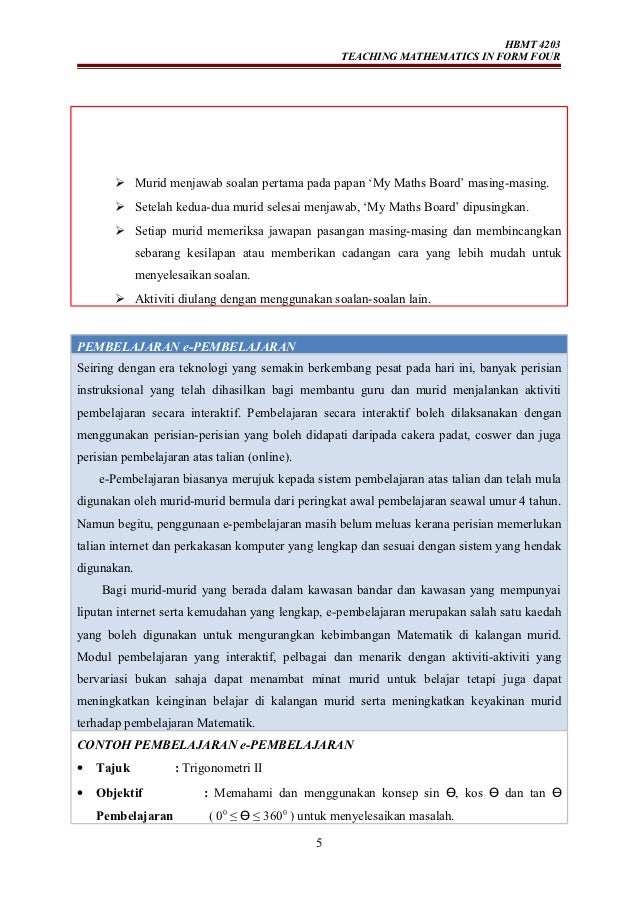 Hbmt 4103 matematik form 3 final