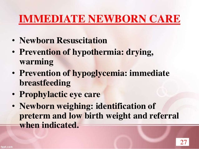 neonatal care at home