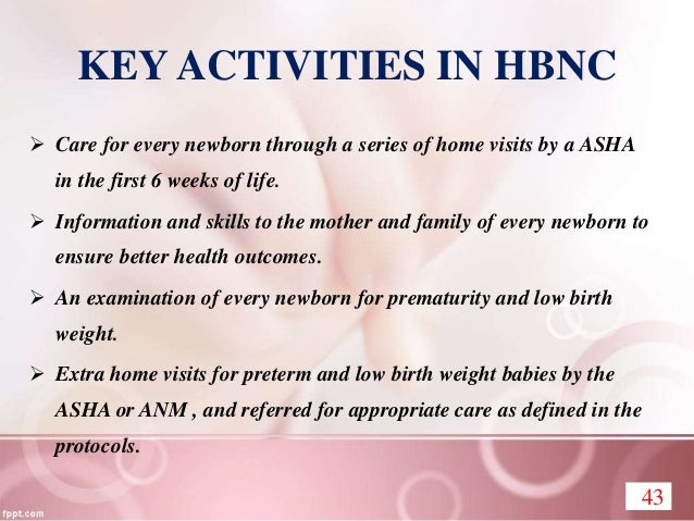 neonatal care at home