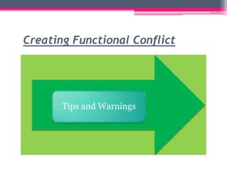 Managing Interpersonal and Intergroup Conflict | PPTX