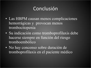 Hbpm indicaciones y pautas | PPT