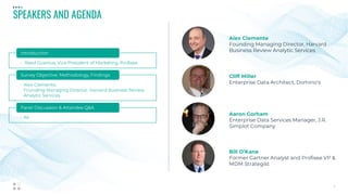 SPEAKERS AND AGENDA
 