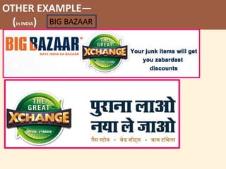OTHER EXAMPLE—
(in INDIA) BIG BAZAAR
 