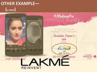 OTHER EXAMPLE—
(in INDIA)
 