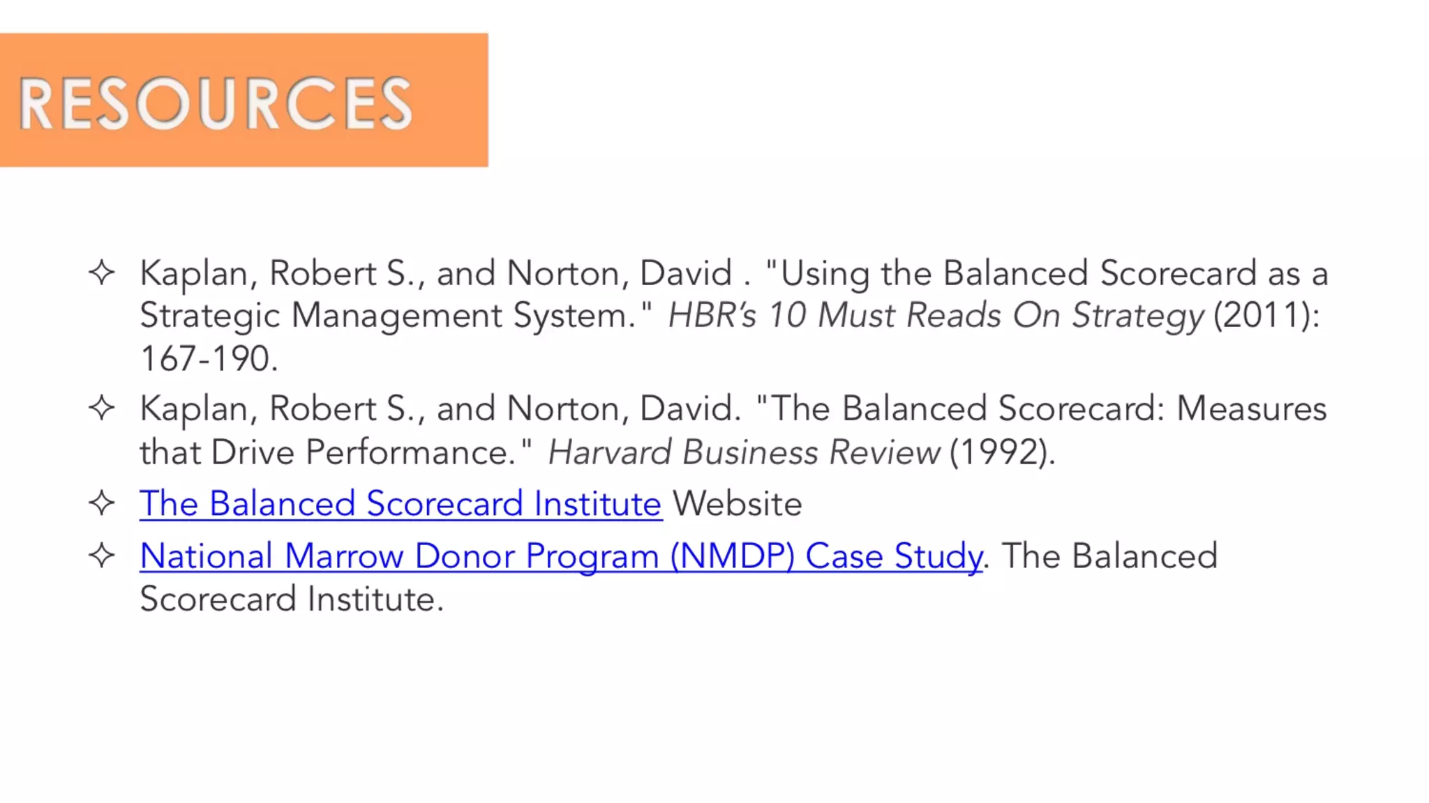 The Balanced Scorecard as a Strategic Management System 