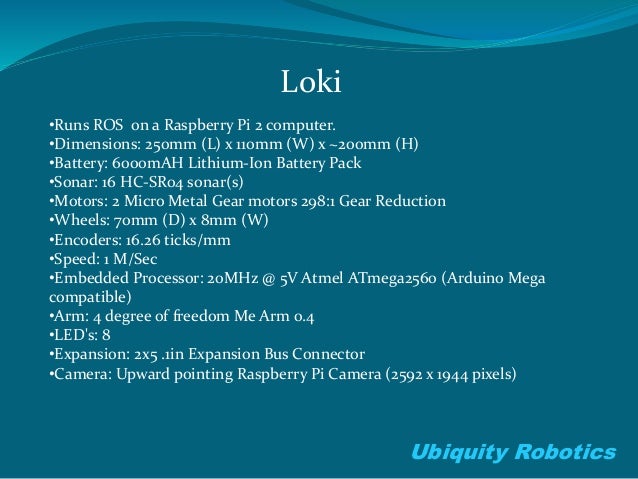 ubiquity robotics raspberry pi