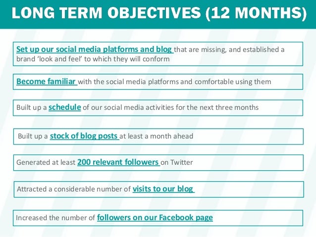 social media marketing plan sample