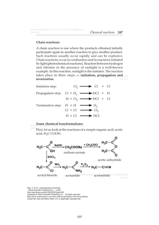Rao, C. N. R.. Understanding Chemistry. 
: World Scientific Publishing Co., . p 260 
http://site.ebrary.com/id/10422534?ppg=260 
Copyright © World Scientific Publishing Co.. . All rights reserved. 
May not be reproduced in any form without permission from the publisher, 
except fair uses permitted under U.S. or applicable copyright law. 
107 
 