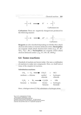 Rao, C. N. R.. Understanding Chemistry. 
: World Scientific Publishing Co., . p 256 
http://site.ebrary.com/id/10422534?ppg=256 
Copyright © World Scientific Publishing Co.. . All rights reserved. 
May not be reproduced in any form without permission from the publisher, 
except fair uses permitted under U.S. or applicable copyright law. 
103 
 