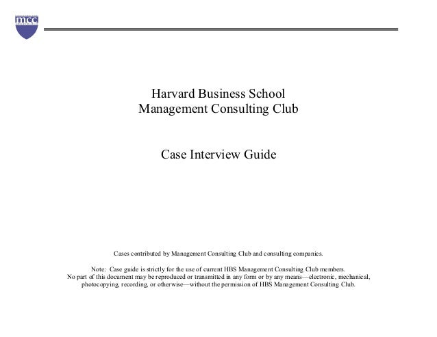 Harvard business case solutions