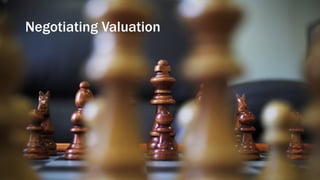 Negotiating Valuation
 