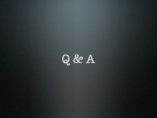 Q&A
 