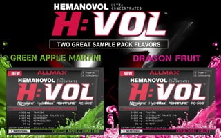TWO GREAT SAMPLE PACK FLAVORS
 