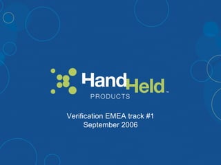 Verification 2006 1