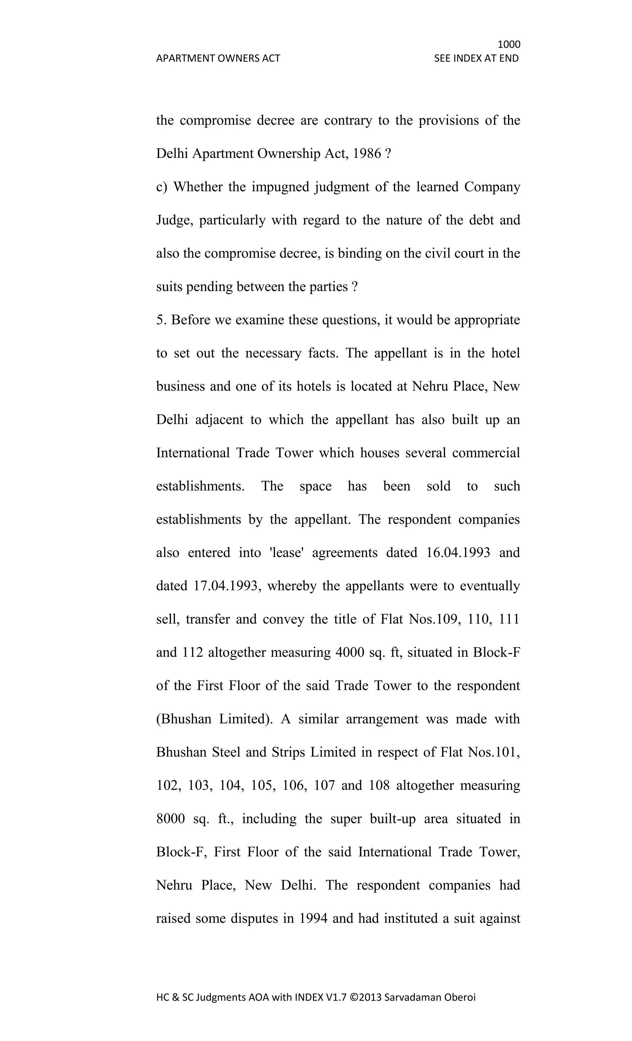 Hc & sc judgments aoa with index v1.7