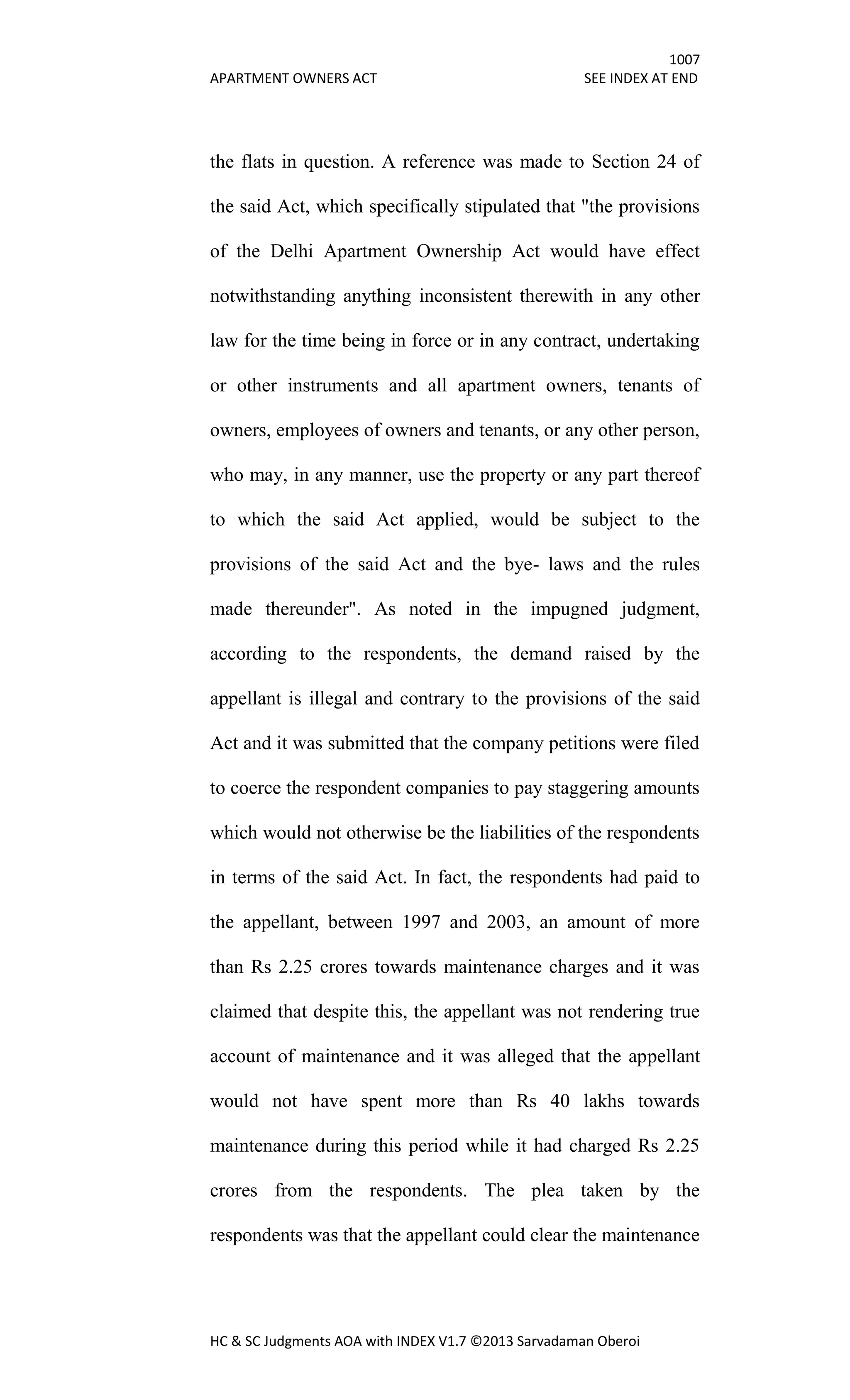 Hc & sc judgments aoa with index v1.7