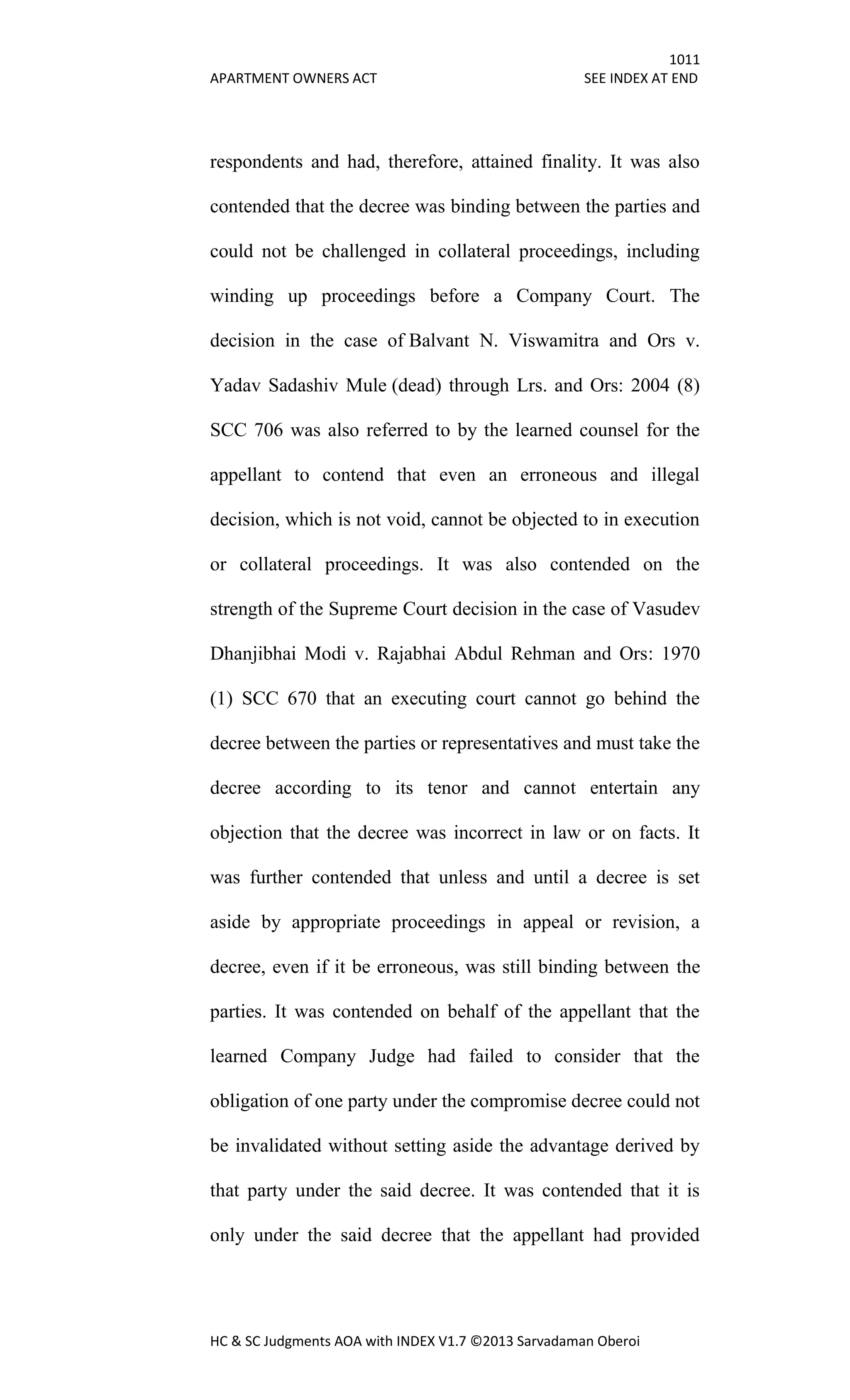 Hc & sc judgments aoa with index v1.7