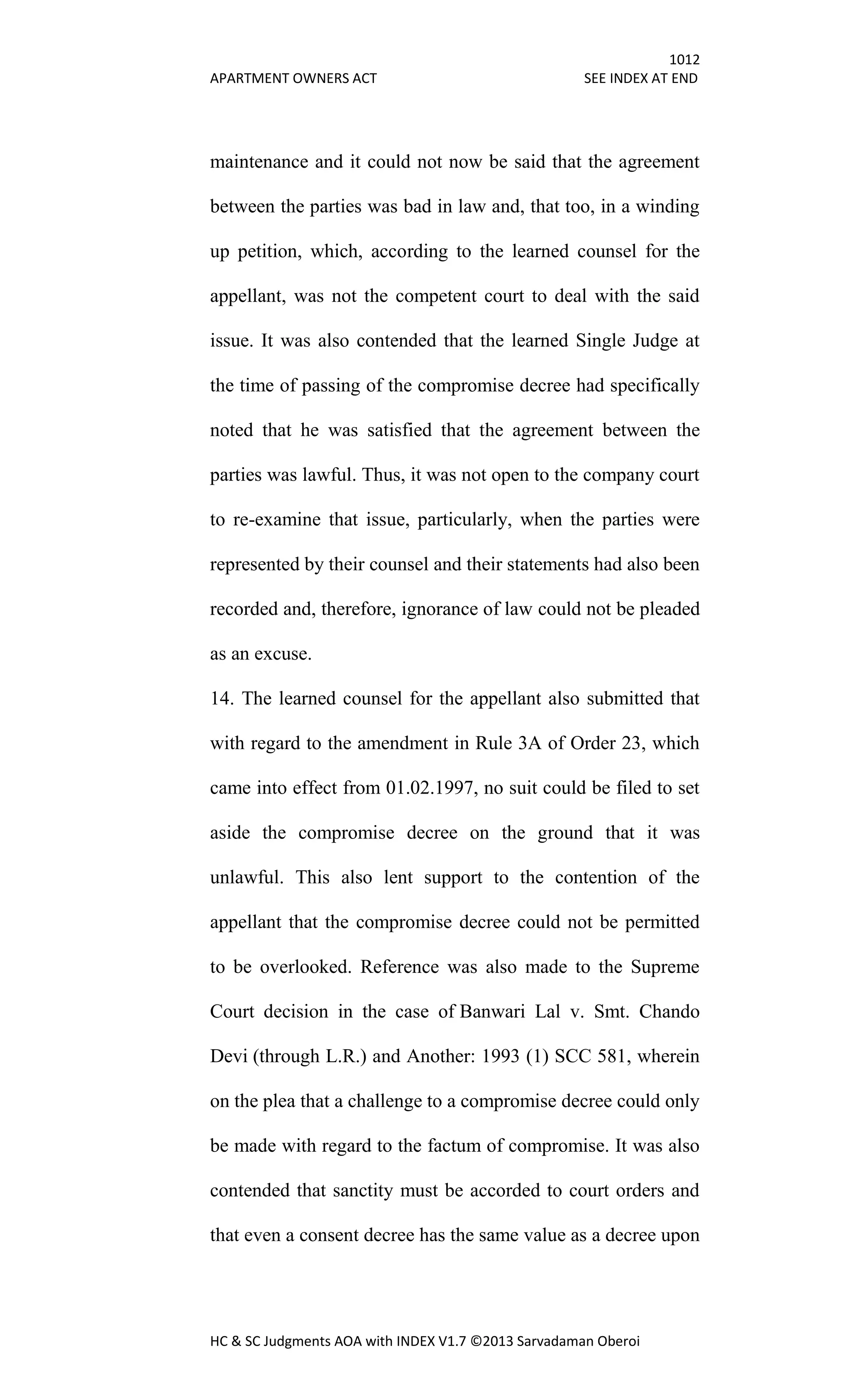 Hc & sc judgments aoa with index v1.7