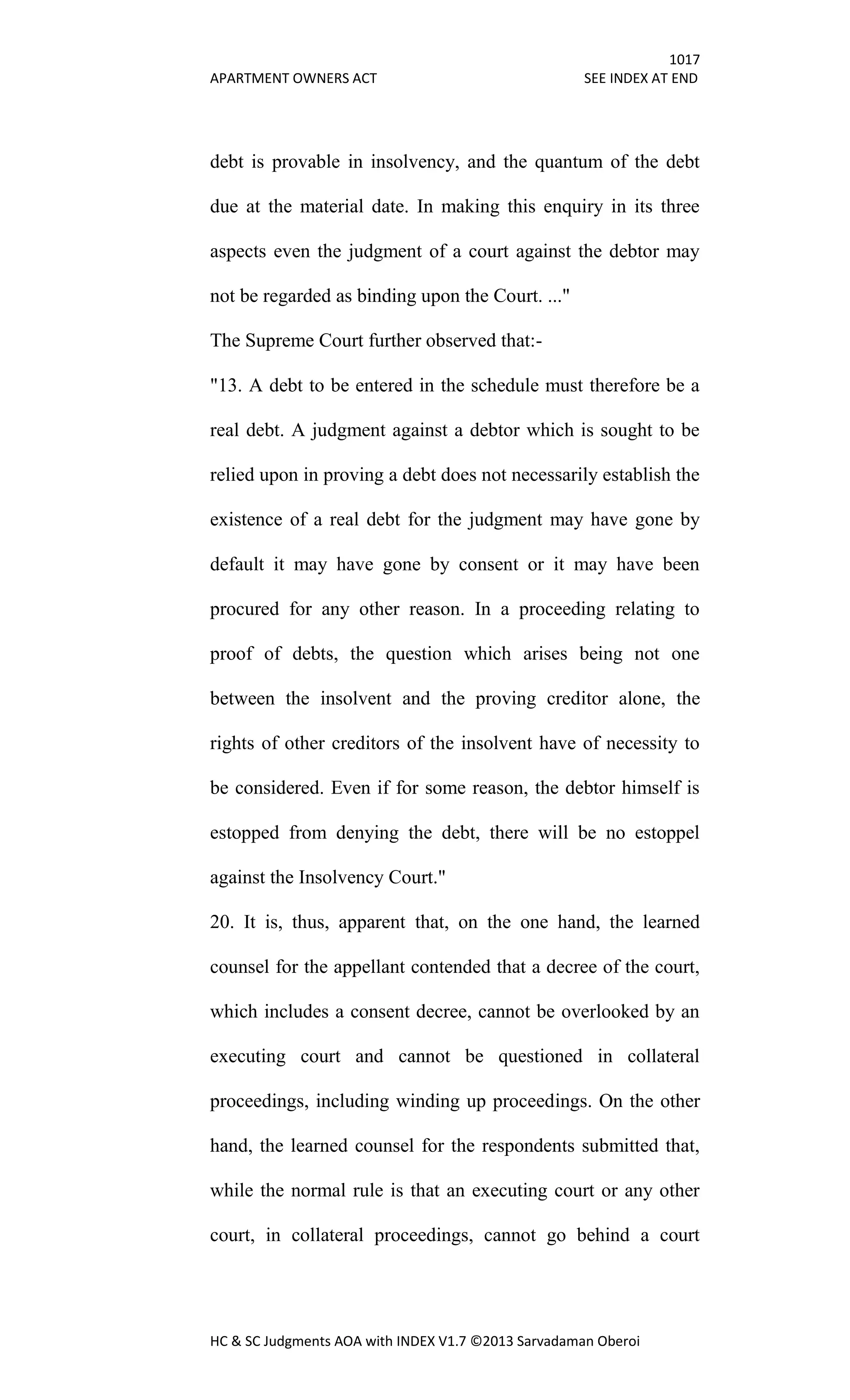 Hc & sc judgments aoa with index v1.7