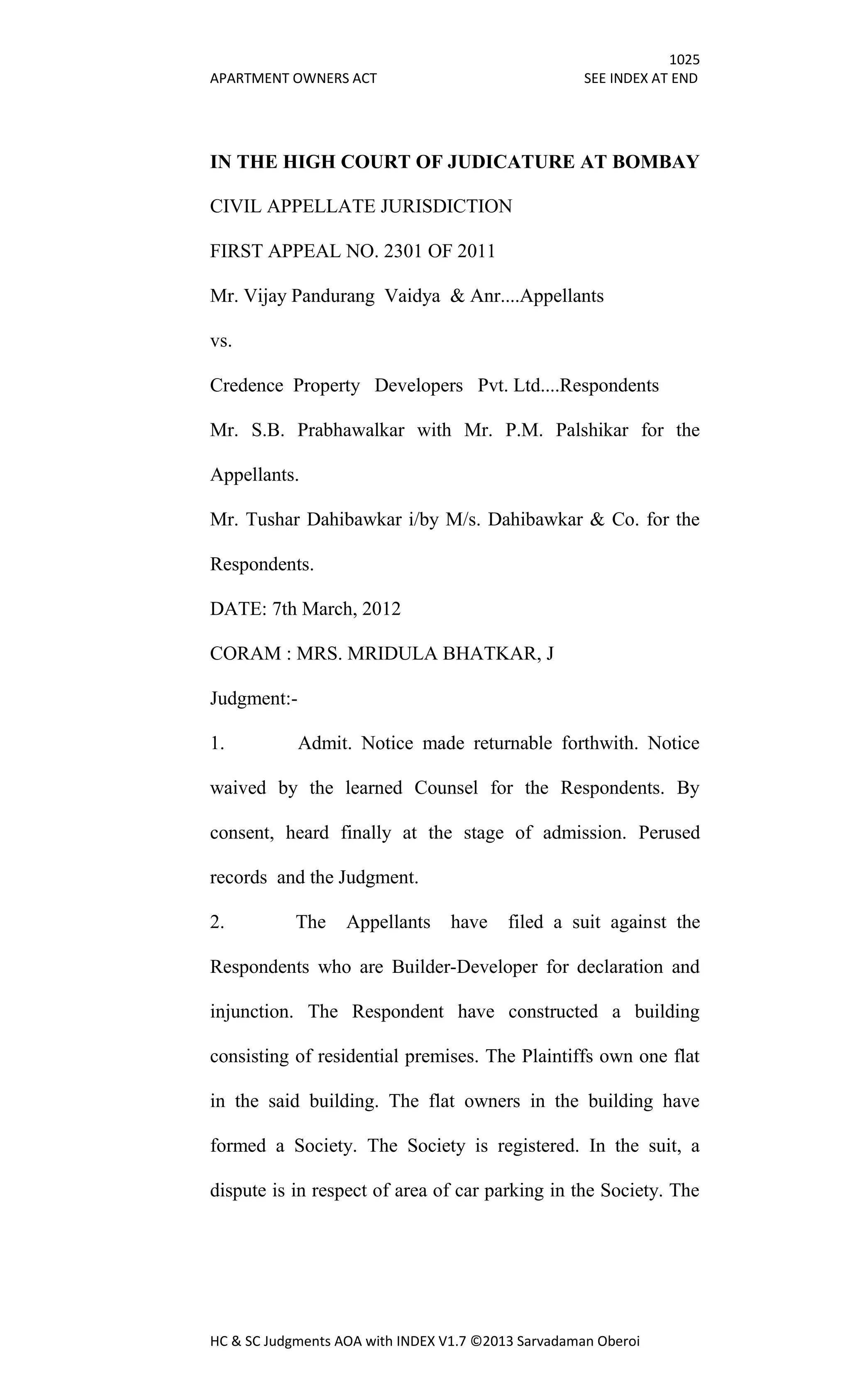 Hc & sc judgments aoa with index v1.7