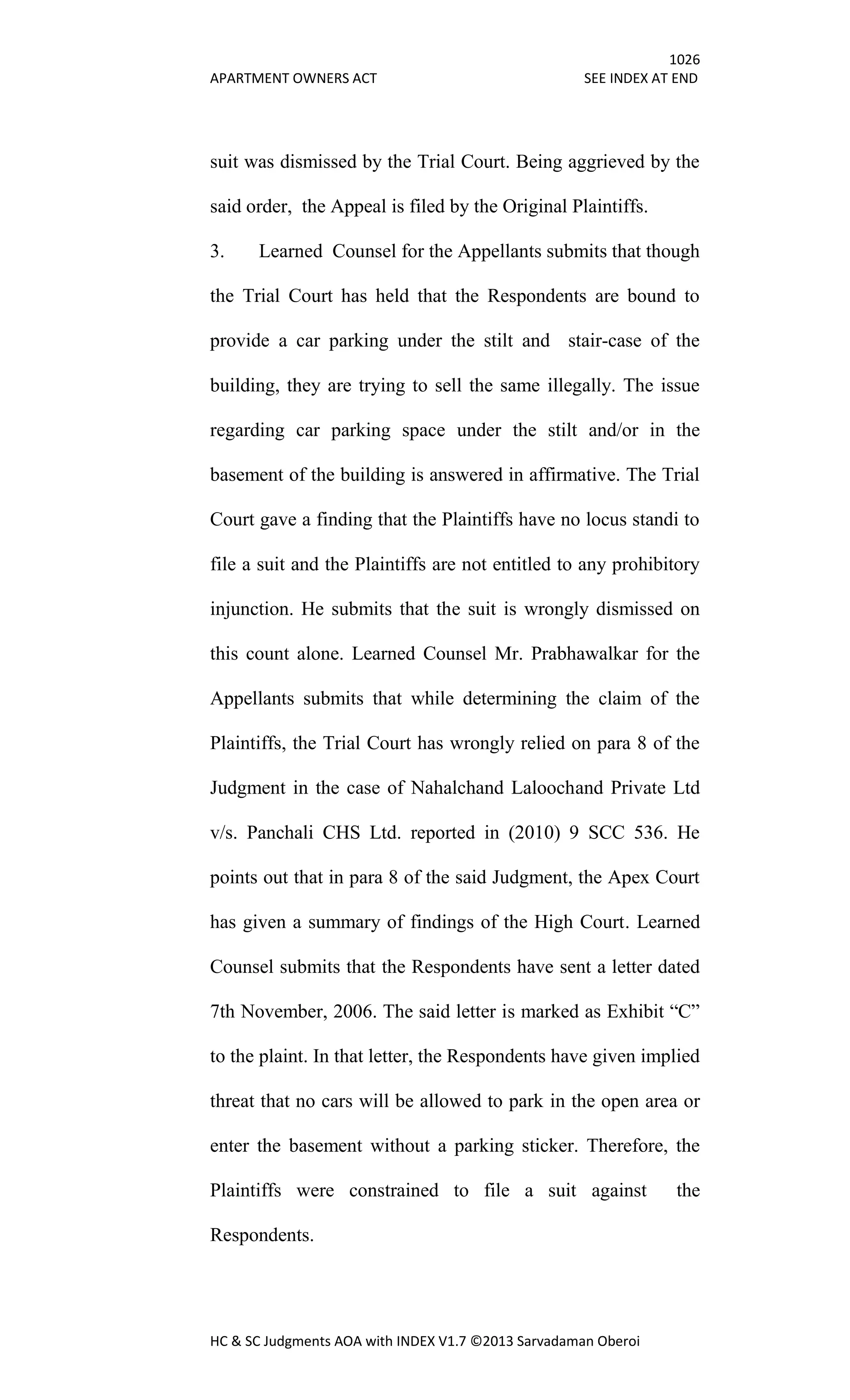Hc & sc judgments aoa with index v1.7