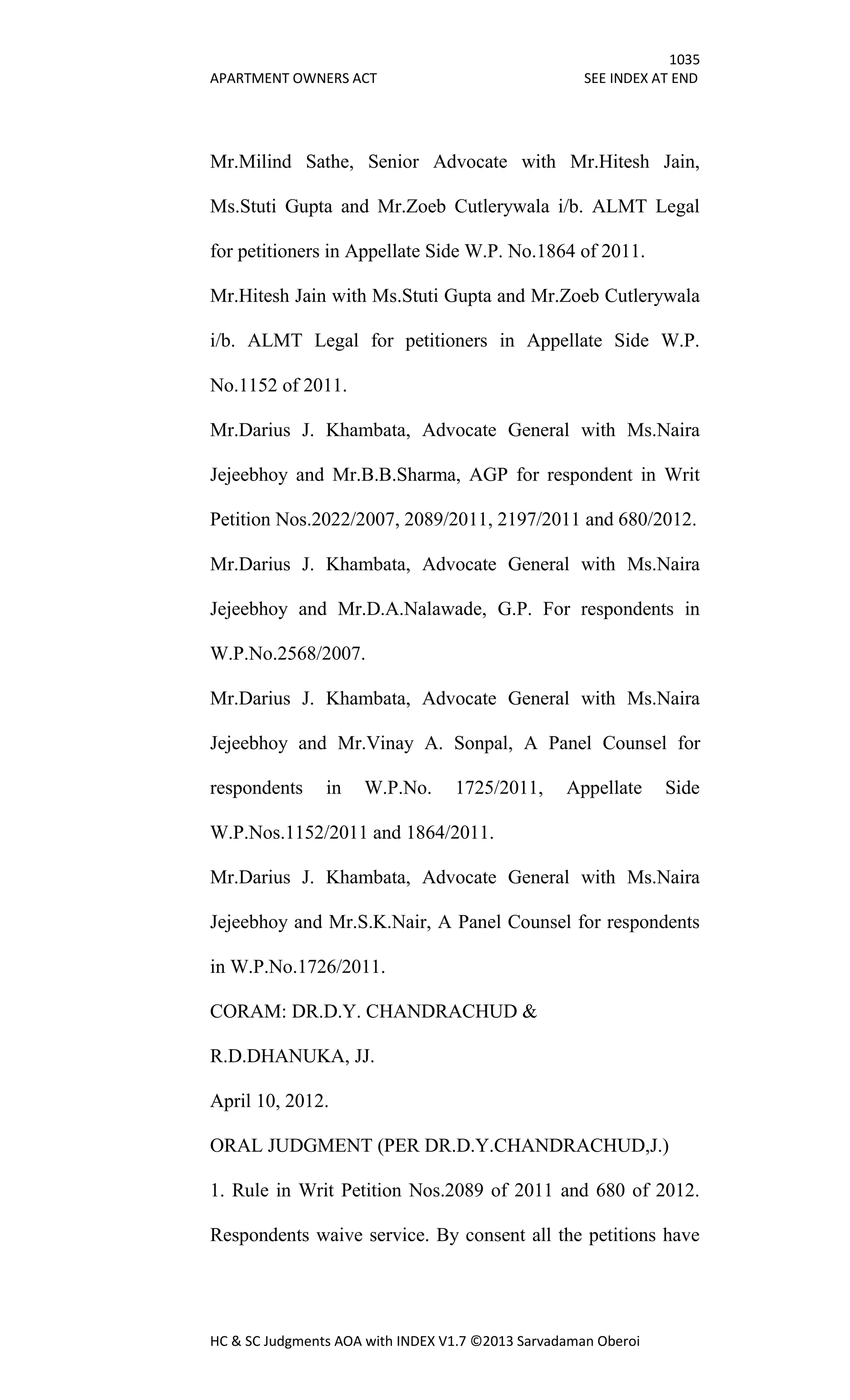 Hc & sc judgments aoa with index v1.7