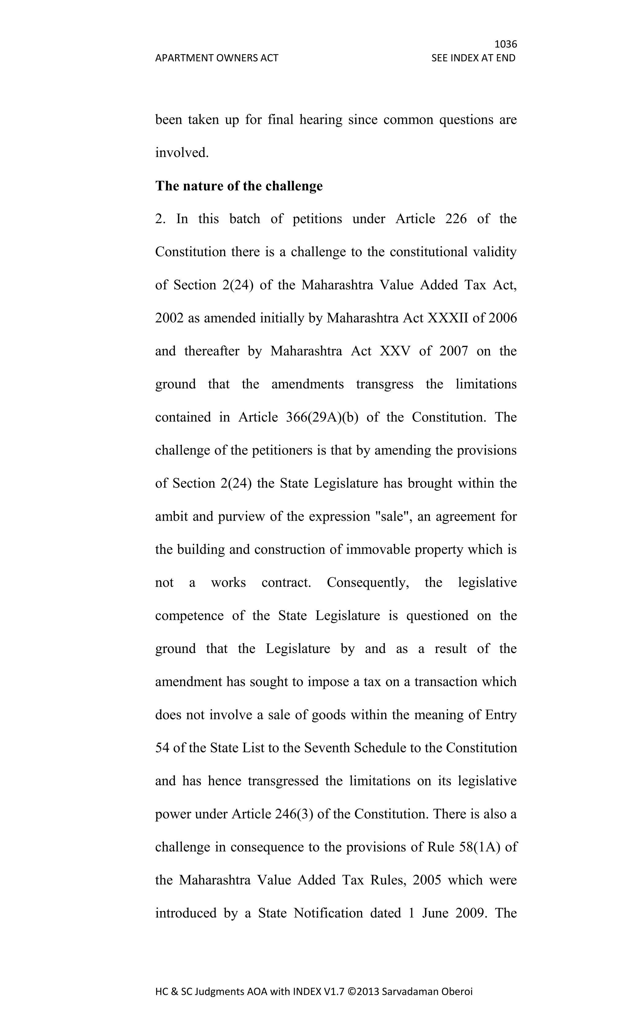 Hc & sc judgments aoa with index v1.7
